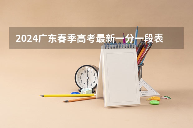2024广东春季高考最新一分一段表(民间收集版)(广东高考报志愿流程)