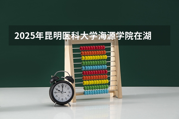 2025年昆明医科大学海源学院在湖南各专业都招多少人