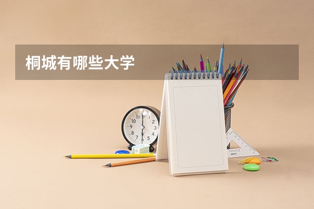 桐城有哪些大学