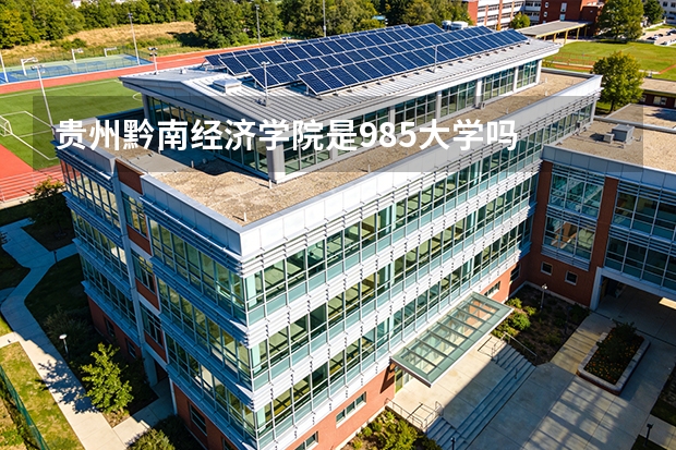 贵州黔南经济学院是985大学吗