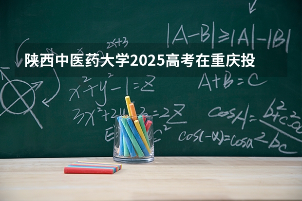 陕西中医药大学2025高考在重庆投档分数线