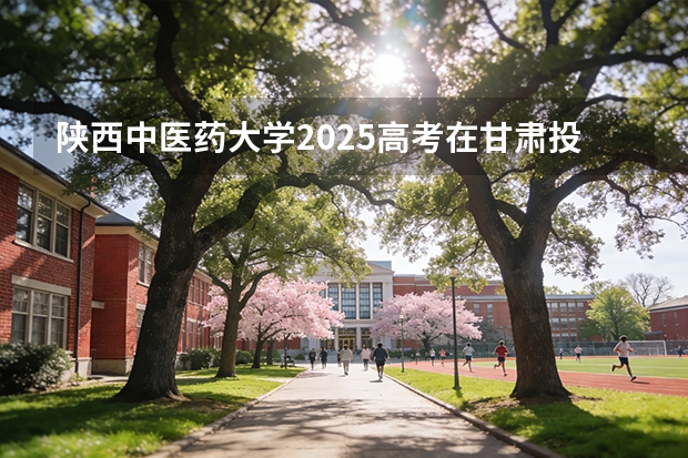 陕西中医药大学2025高考在甘肃投档分数线