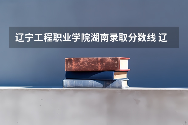 辽宁工程职业学院湖南录取分数线 辽宁工程职业学院湖南招生人数多少