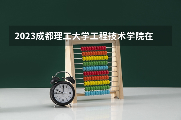 2023成都理工大学工程技术学院在黑龙江高考专业招生计划人数