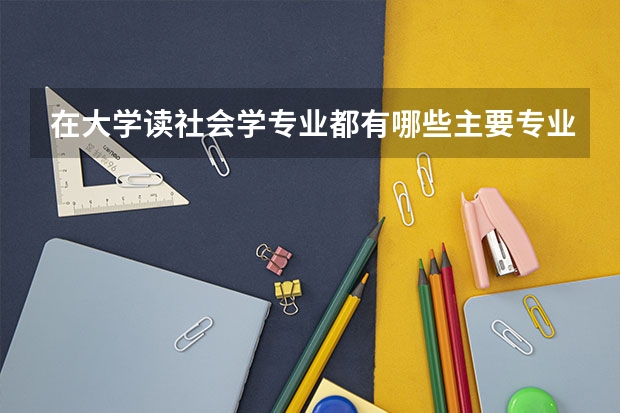 在大学读社会学专业都有哪些主要专业课？