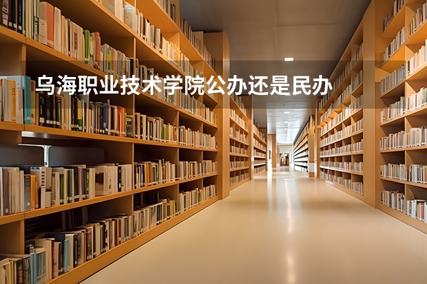 乌海职业技术学院公办还是民办