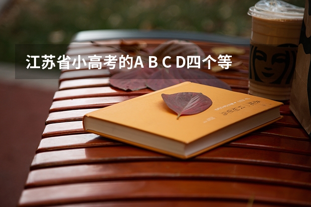 江苏省小高考的A B C D四个等级分别是多少分啊？A＋ B＋ C＋又是多少分呢？