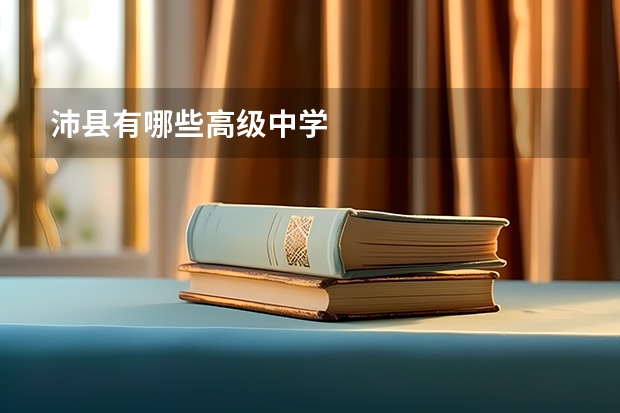 沛县有哪些高级中学