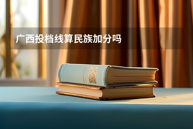 广西投档线算民族加分吗