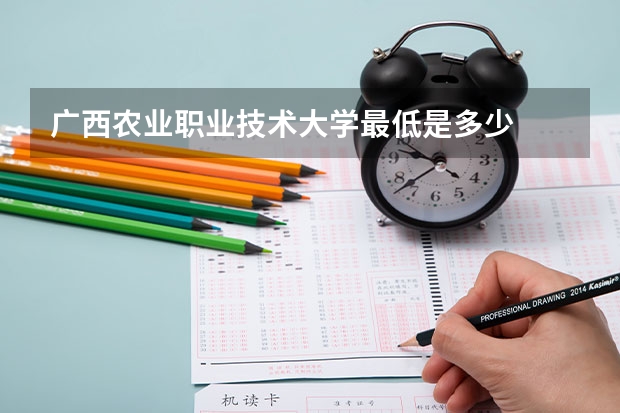 广西农业职业技术大学最低是多少