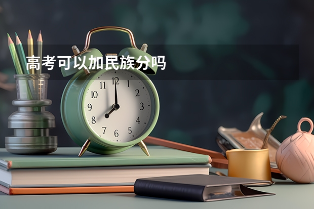 高考可以加民族分吗