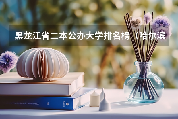 黑龙江省二本公办大学排名榜（哈尔滨的二本大学排名）