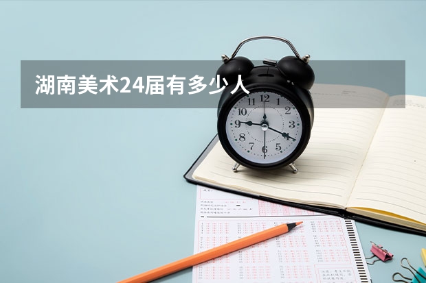 湖南美术24届有多少人