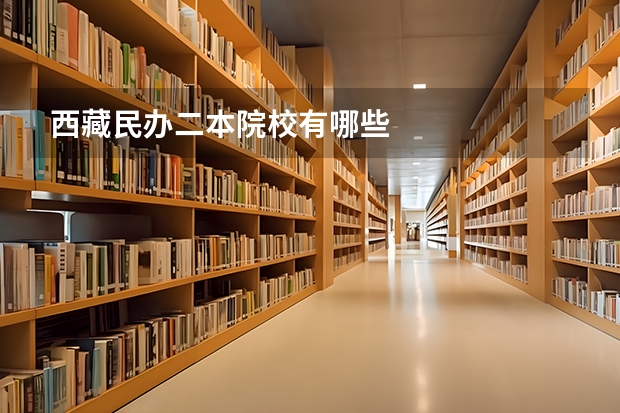 西藏民办二本院校有哪些
