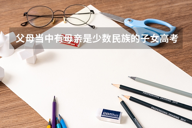 父母当中有母亲是少数民族的子女高考可以加多少分呢