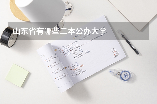 山东省有哪些二本公办大学