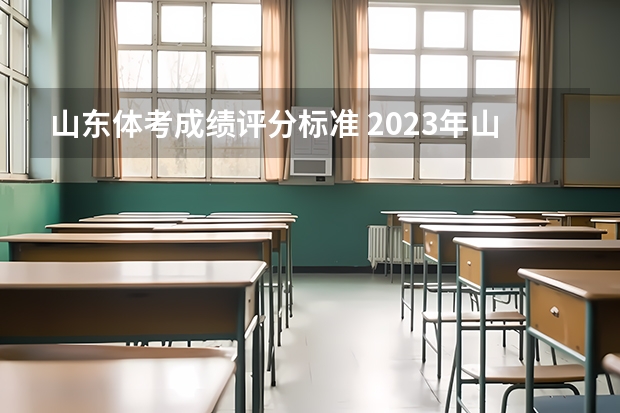 山东体考成绩评分标准 2023年山东高考体育分数标准