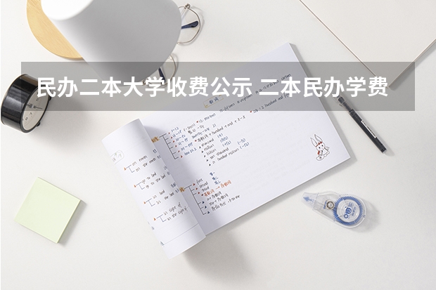 民办二本大学收费公示 二本民办学费明细表