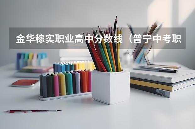金华稼实职业高中分数线(普宁中考职校录取分数线)