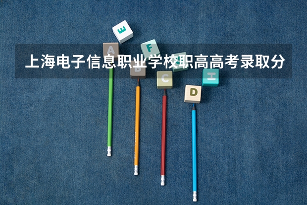 上海电子信息职业学校职高高考录取分数线高考(曹杨职校录取分数线)