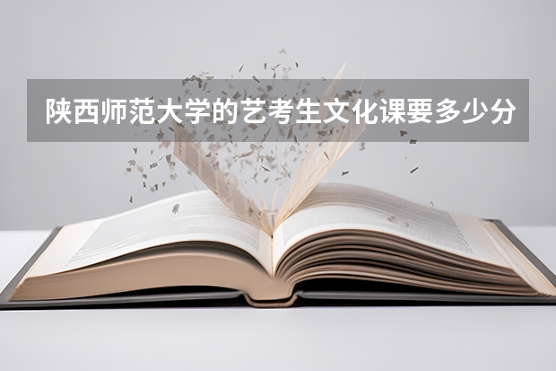 陕西师范大学的艺考生文化课要多少分才能上？