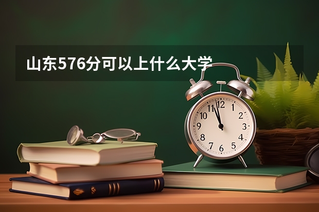 山东576分可以上什么大学