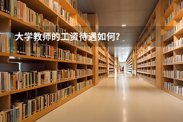 大学教师的工资待遇如何？