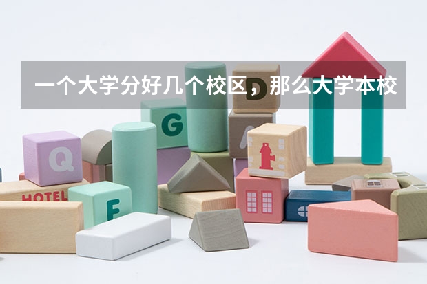 一个大学分好几个校区,那么大学本校与其他校区有什么区别吗?