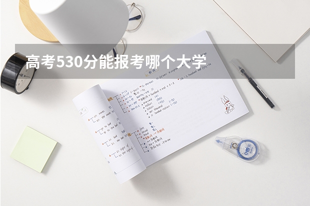 高考530分能报考哪个大学
