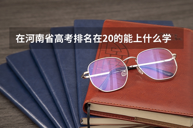 在河南省高考排名在20的能上什么学校