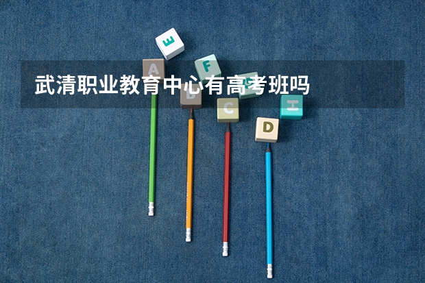 武清职业教育中心有高考班吗