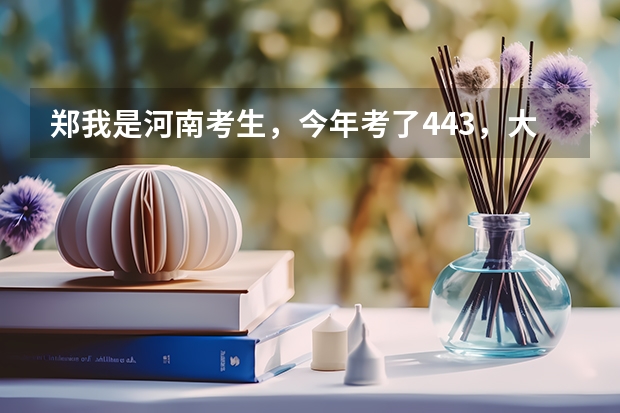 郑我是河南考生，今年考了443，大专分数线是407，能被郑州电力高等专科录取吗？？？