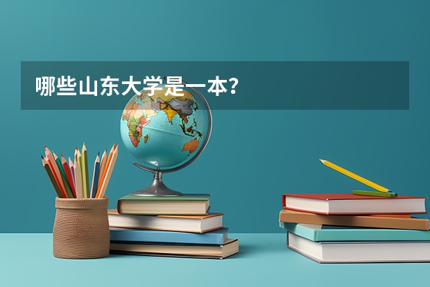 哪些山东大学是一本？