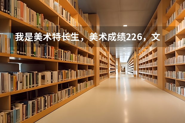 我是美术特长生,美术成绩226,文化成绩360,能上成都大学吗?
