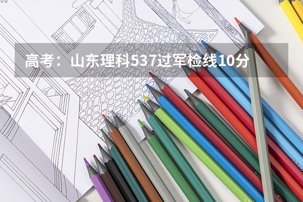 高考:山东理科537过军检线10分能报什么大学。。
