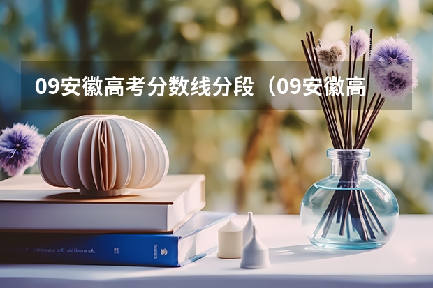 09安徽高考分数线分段（09安徽高考分数段人数）