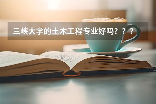 三峡大学的土木工程专业好吗???