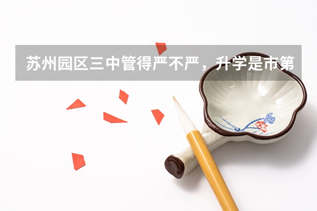 苏州园区三中管得严不严，升学是市第三吗？