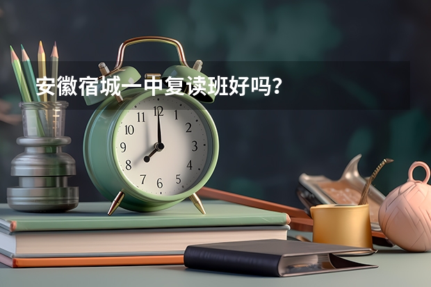 安徽宿城一中复读班好吗？