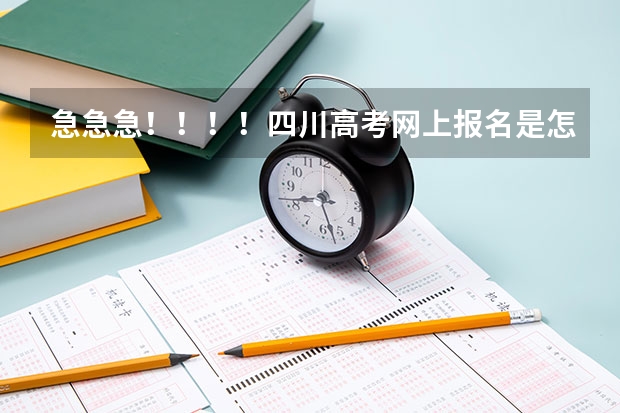 急急急!!!!四川高考网上报名是怎么弄的?先在网上报名然后隔几天再交报名费?还是报名的时
