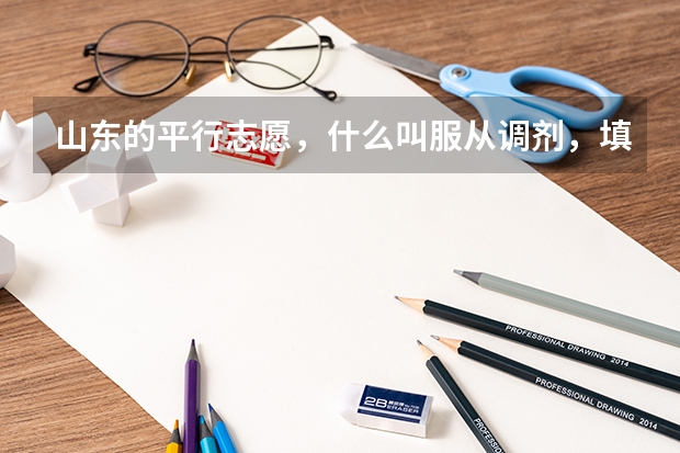 山东的平行志愿，什么叫服从调剂，填的专业是怎样调剂的？