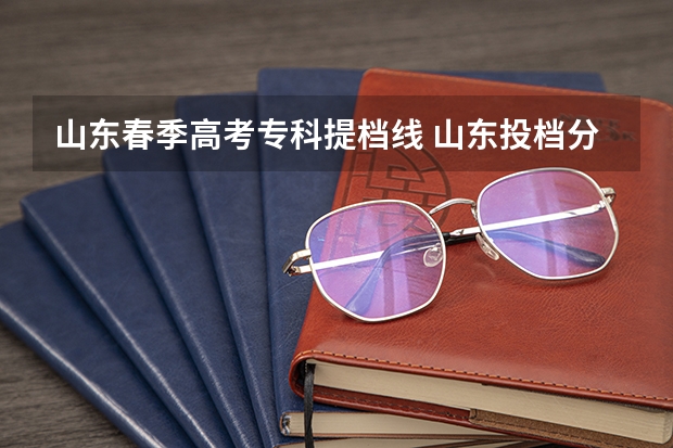 山东春季高考专科提档线 山东投档分数线2023
