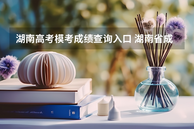湖南高考模考成绩查询入口 湖南省成人高考查成绩去哪？