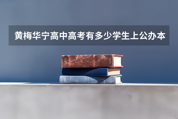 黄梅华宁高中高考有多少学生上公办本科
