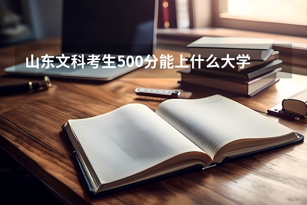 山东文科考生500分能上什么大学