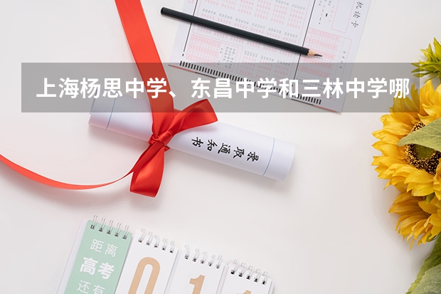 上海杨思中学、东昌中学和三林中学哪个好