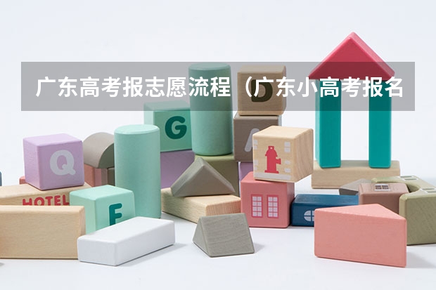 广东高考报志愿流程（广东小高考报名流程）
