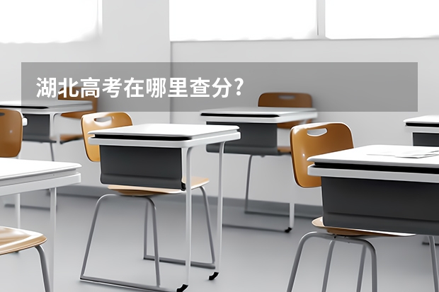 湖北高考在哪里查分?