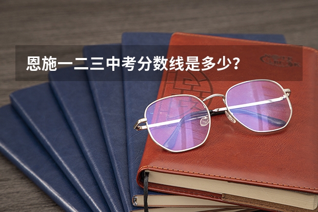 恩施一二三中考分数线是多少?
