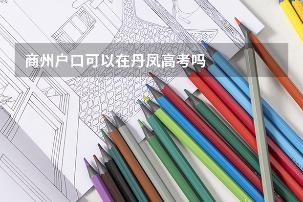 商州户口可以在丹凤高考吗